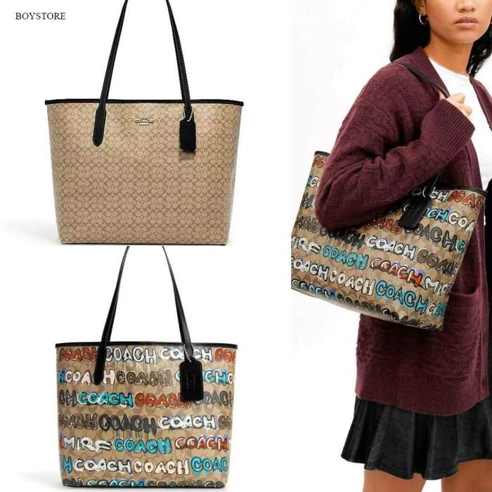 COÄCH SUCTION DESIGN NEW WOMEN'S TOTE BAG SHOULDER BAG SHOPPING BAG  2-CM093 di Boystore Id Tokopedia