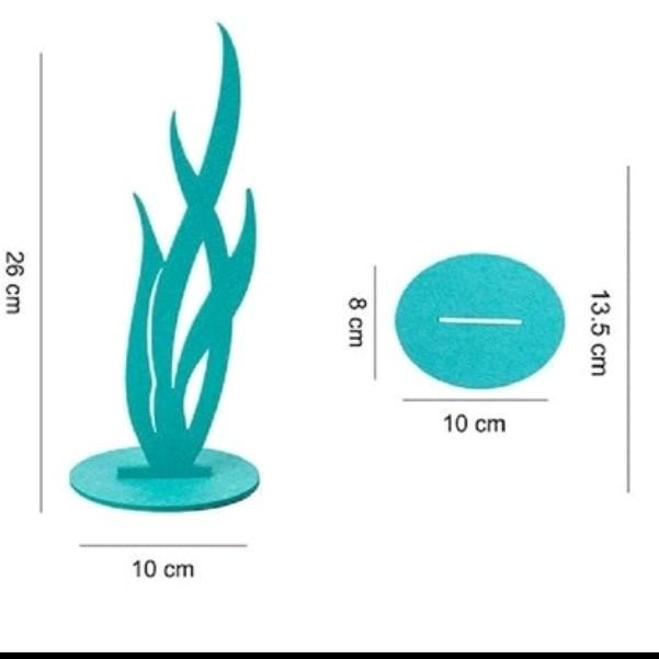 Jual Topper Hiasan Laut, Mermaid, Nemo, Baby Shark Rumput Laut Tanaman ...