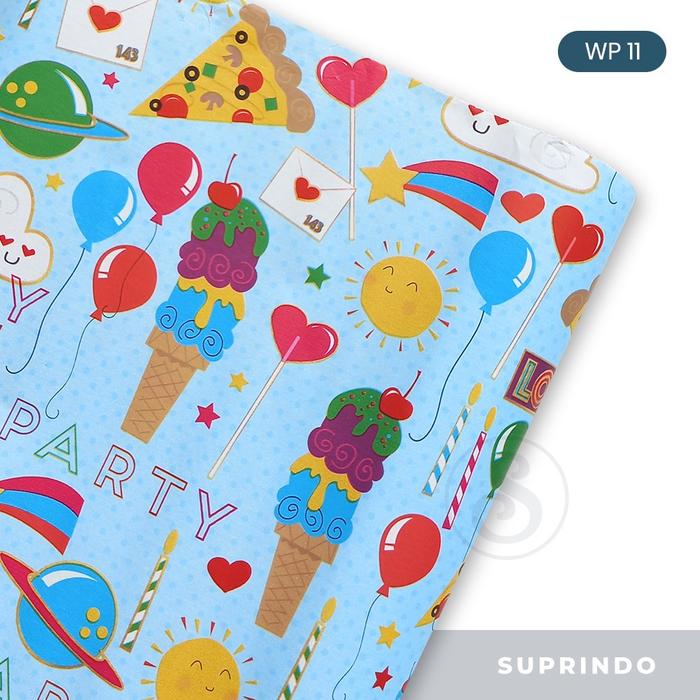 Gambar TERLARIS KERTAS KADO ANAK BESAR JUMBO HAPPY BIRTHDAY GIFT WRAP 13 - WP - 11 dari rizalstore8199191 undefined Tokopedia