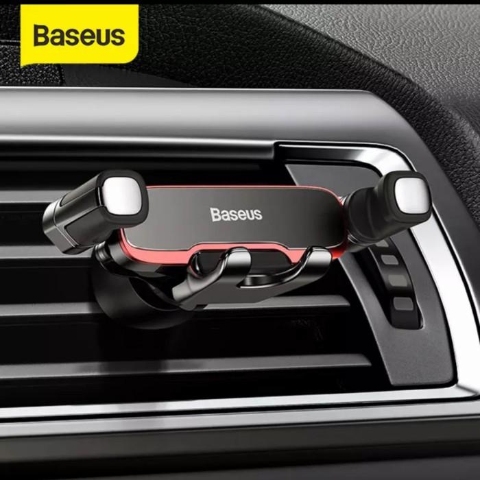 Gambar BASEUS CAR HOLDER AIR VENT CUBE GRAVITY MOBILE PHONE CAR MOUNT BLACK dari kuzeshop undefined Tokopedia