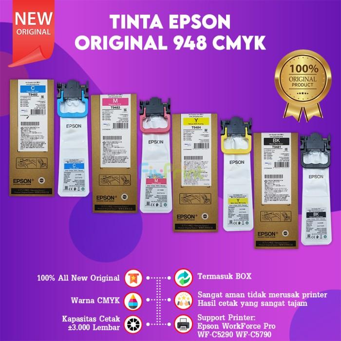 Gambar EPSON WorkForce Pro WF C5290 WF-C5290 WF-C5390 WiFi Duplex Inkjet - CMYK Tinta Only dari FixPrint Yogyakarta undefined Tokopedia