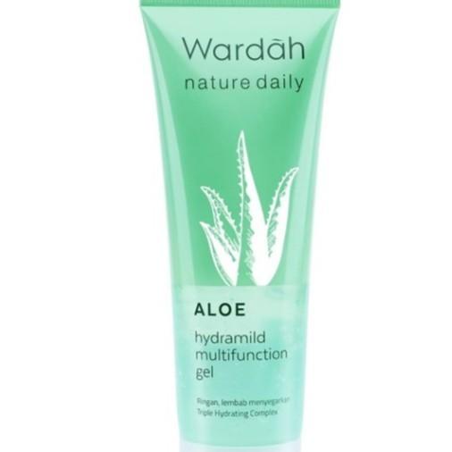 Gambar Wardah Nature Daily Aloe Hydramild Multifunction Gel 100ml - Pelembab Tubuh dengan Triple Humectant System & Hydramild Aloe Vera Extract - 100ml dari Restu Surabaya undefined Tokopedia