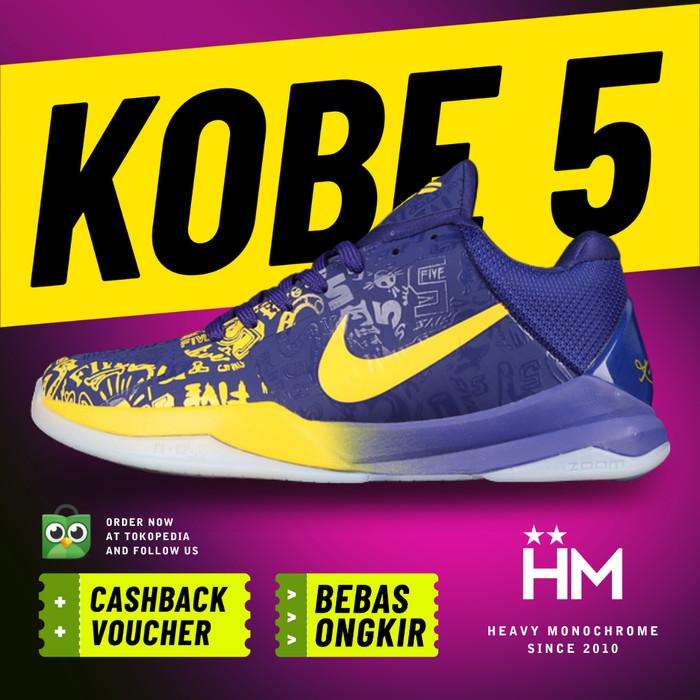 Sepatu Basket Nike Zoom Kobe Protro Rings CD4991-400 (Size 39-46)  40,5 di Heavy Monochrome Tokopedia