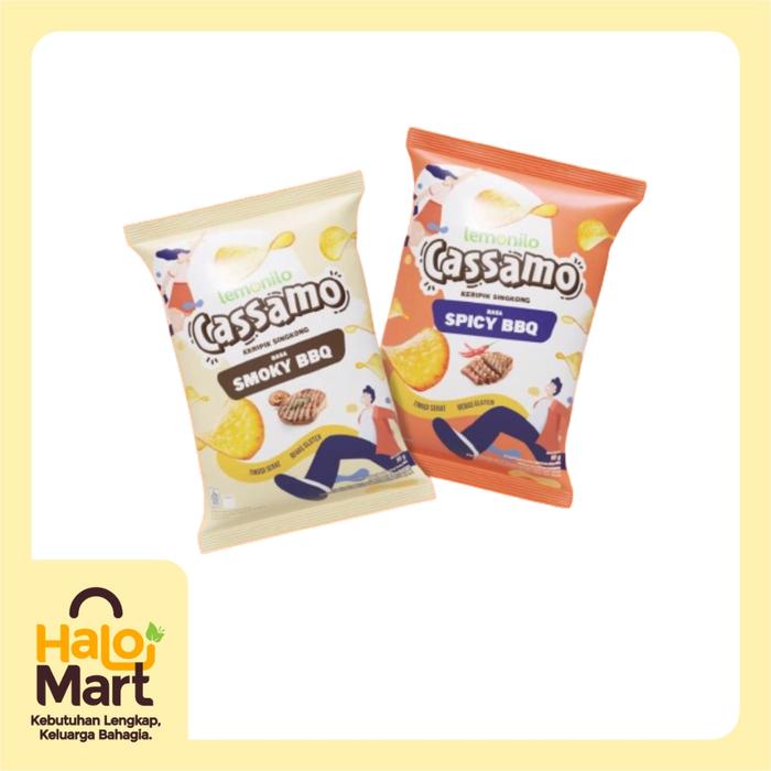 Gambar LEMONILO CASSAMO KERIPIK SINGKONG 50GR - Spicy BBQ dari Halomart.id undefined Tokopedia