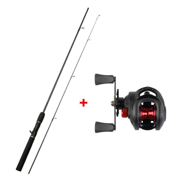 Gambar bc casting 1 set murah / pancing 1 set lengkap kuat / pancing casting - hitam 2.4M+reel dari K7Martt undefined Tokopedia