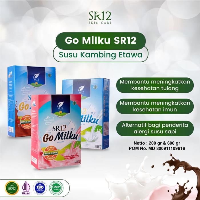Gambar GO MILKU SUSU SR12 ETAWA HALAL TERBAIK / SUSU KAMBING GOMILKU KUALITAS dari Brojomusti M undefined Tokopedia