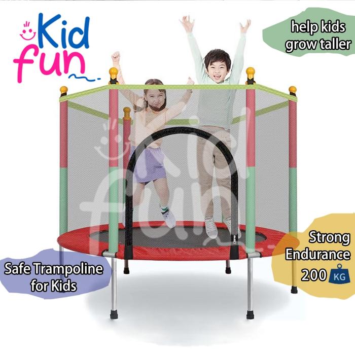 Jual PALING MURAH Kidfun Trampolin Mainan Anak Viral Diameter