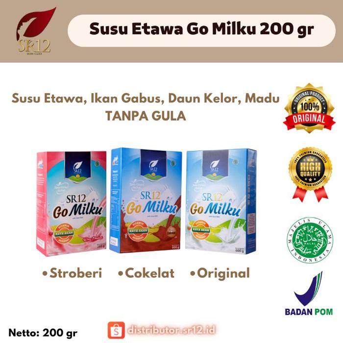 Gambar Gomilku 200gr Susu Kambing Etawa Go Milku SR12 Murni Low Fat Penggemuk dari Brojomusti M undefined Tokopedia