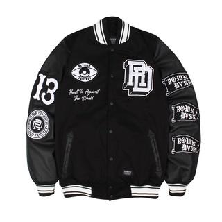 Gambar Rown Division Varsity Jacket - Rowndvsn Jaket Varsity Kapital Black - M dari Rown Division Store undefined Tokopedia