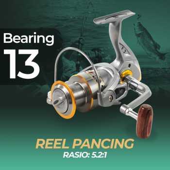 Gambar Reel Pancing Spinning Fishing 13 Ball Bearing 5.2:1 DC1000 - A_S - Gray, DC1000 dari Appiliance Store undefined Tokopedia