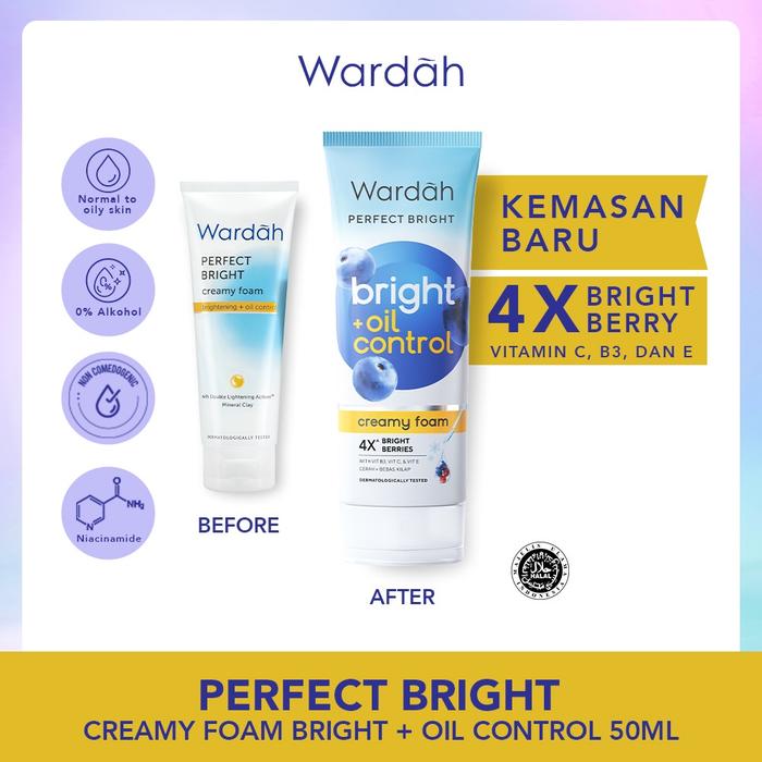 Gambar [bpom]WARDAH Perfect Bright SERIES | PERFECT BRIGHT SERIES - Oil Control 50ml dari queenbee kosmetik undefined Tokopedia