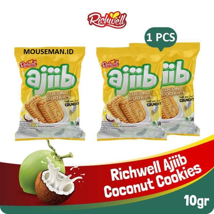 Gambar Berkualitas Richwell ajiib COCONUT Cookies Biskuit Rasa KELAPA Biskuat dari bandeng prozek undefined Tokopedia