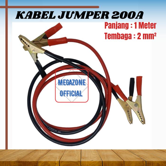 Gambar Kabel Jumper Aki Starter Mobil Booster Aki Jamper Accu Car Emergency - 200A-1M dari MEGAZONEOFFICIAL undefined Tokopedia