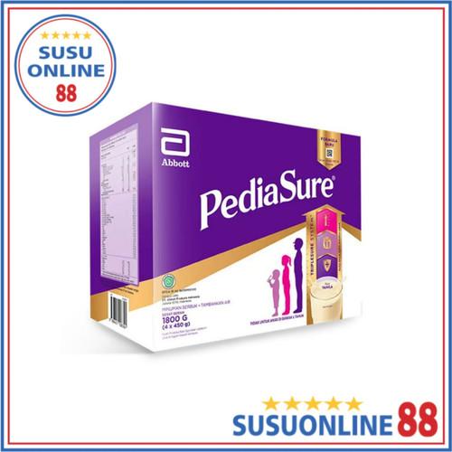 Gambar PEDIASURE TRIPLESURE VANILA 1800 GRAM JUMBO VANILLA SUSU ABBOTT dari susuonline88sbg undefined Tokopedia