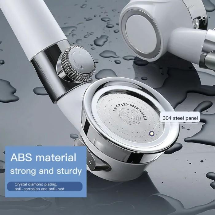 Gambar The New Shower Head Water Saving Flow Polymer Filtration And Rain dari Aufa Ceikmase undefined Tokopedia