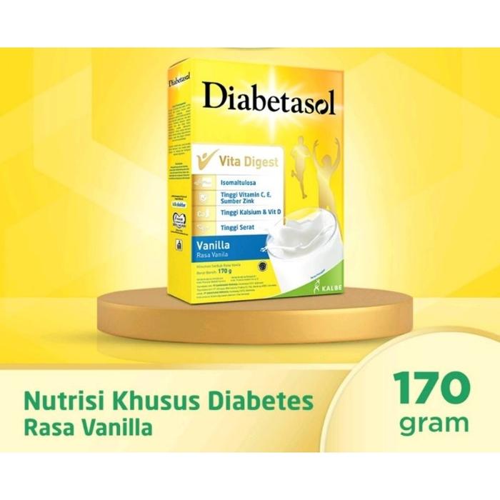 Gambar Diabetasol vanila 170gr Terlaris. dari Gendis Manis. undefined Tokopedia