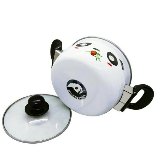 Gambar MASPION panci motif hello panda 18cm Enamel dan tutup kaca dari Avril Lavigne undefined Tokopedia