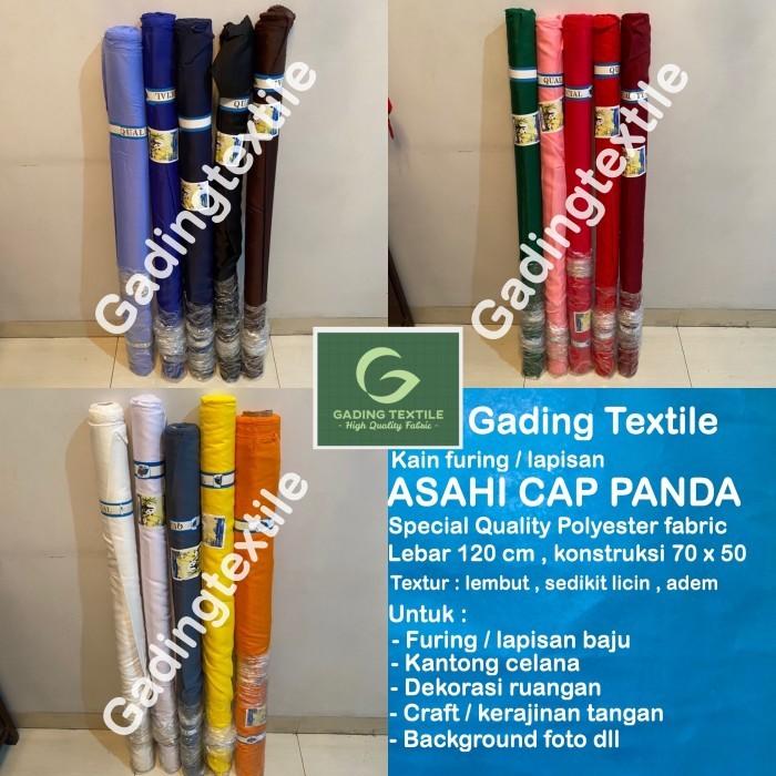 Gambar |BEST| Kain furing ASAHI CAP PANDA per roll lapisan baju gamis dari Toko Alimunose55 undefined Tokopedia