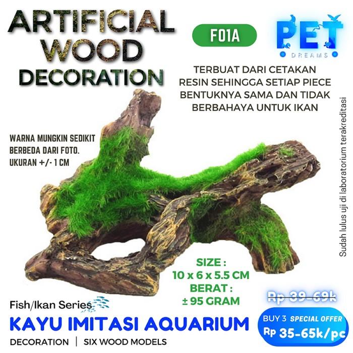 Gambar HIASAN AQUARIUM KAYU AQUASCAPE IMITASI / DEKORASI AQUARIUM KAYU POHON - F01A dari Pet Dreams undefined Tokopedia