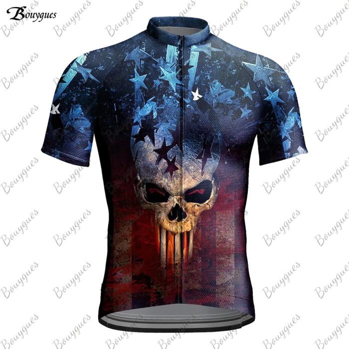 Gambar 2023 Skull Cycling Jersey Men Mtb Maillot Shirts Bicycle Clothing dari Der ajimat undefined Tokopedia