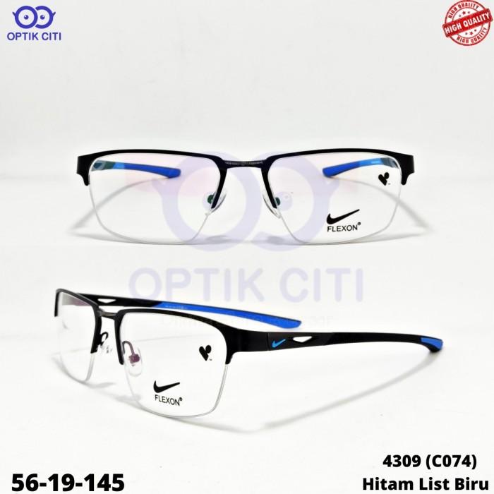 Gambar Kacamata Pria Half Frame Flexon 4309 Sporty High Quality - Hitam Biru 074 dari Optik Citi Eyewear undefined Tokopedia