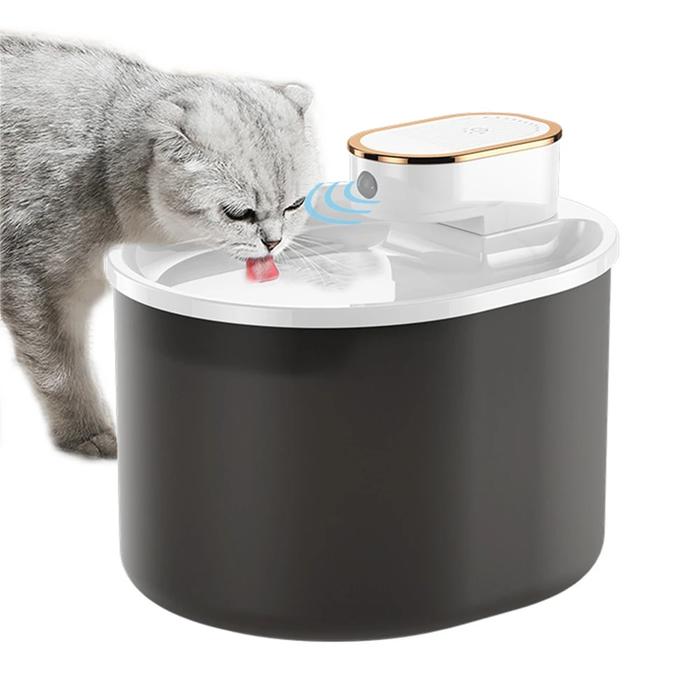 Gambar . Intelligent Sensor Pet Cats Water Dispenser Automatic Filtration Pet dari doldrums undefined Tokopedia