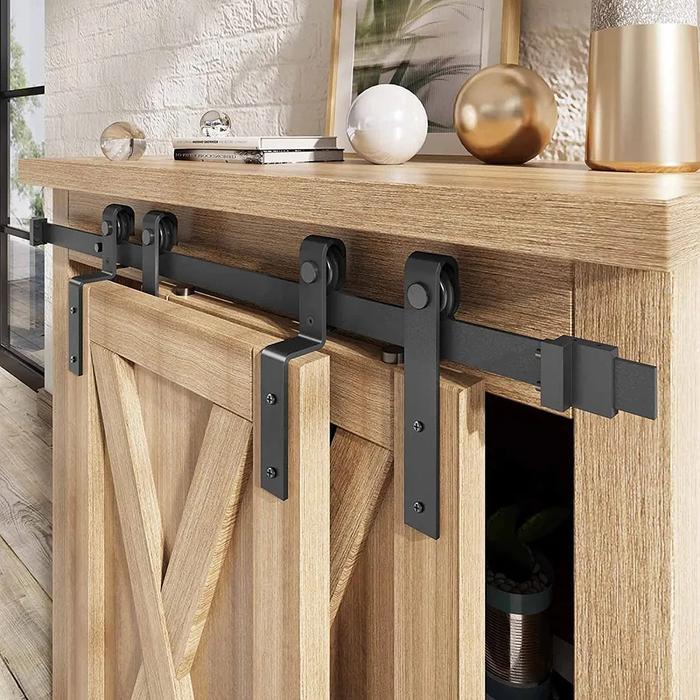 Gambar . Lwzh Bypass Mini Cabinet Hardware Kit Barn Door Hardware Sliding dari crestfallen store undefined Tokopedia