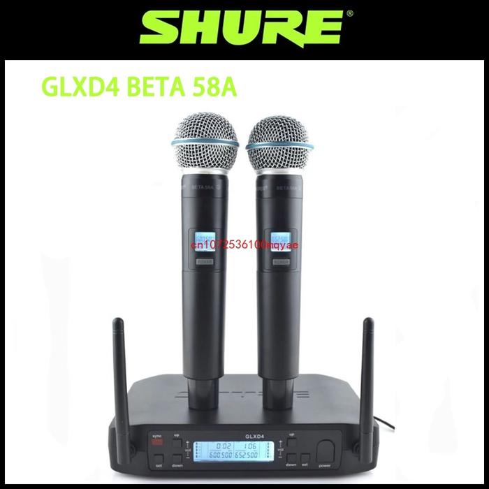 Gambar . Shure Glxd 4 Beta 58A Wireless Microphone Uhf Dynamic Professional - dari cowabunga undefined Tokopedia