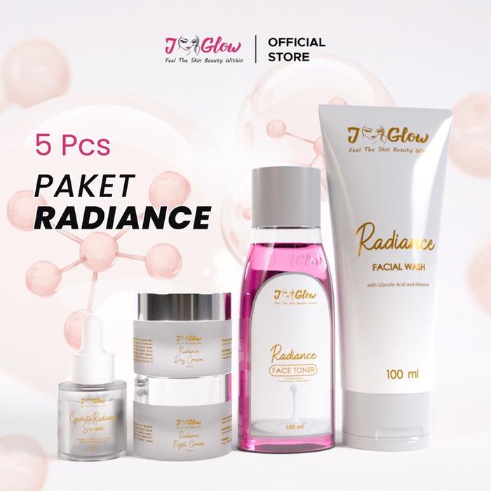 Gambar J-GLOW -SKINCARE JGLOW PAKET RADIANCE SUPER WHITENING - PEMUTIH WAJAH dari Iian0235 undefined Tokopedia