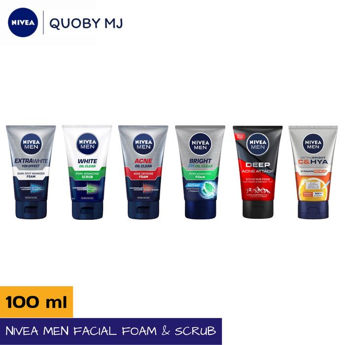 Gambar L☛Ea Nivea Men Facial Foam & Wash Sabun Muka 100 Ml B93 dari jumiantiashop undefined Tokopedia