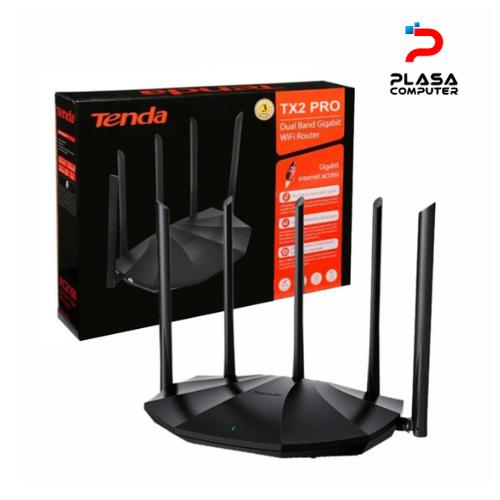Jual Tenda Router TX2 Pro Dua Band Gigabit Wi-Fi 6 Router Tenda TX2 Pro ...
