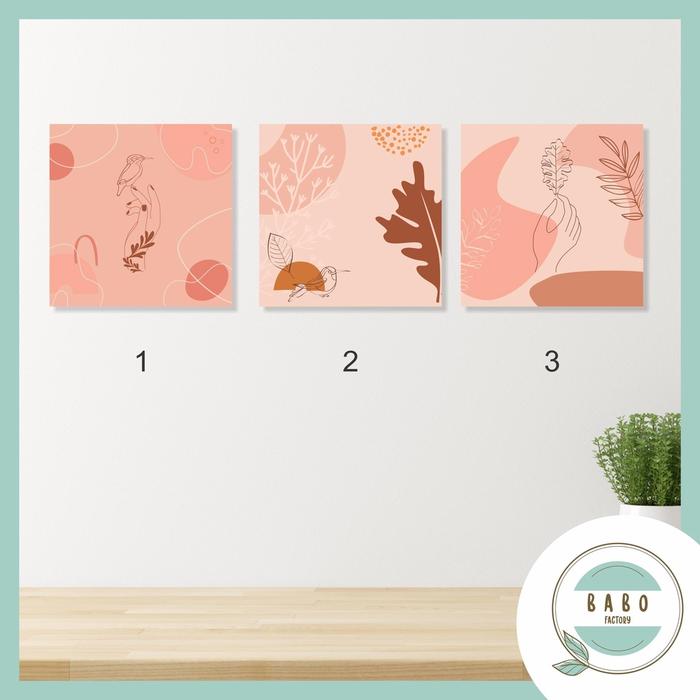 Gambar 1 set/ 3 pcs Hiasan Dinding Wall Decor Aesthetic Line Art dari Hiasan Dinding Bandung undefined Tokopedia