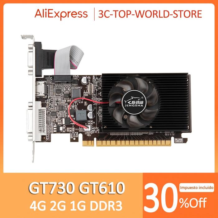 Jual GT730 4GB DDR3 128Bit Video Card with HDMI-Compatible VGA DVI