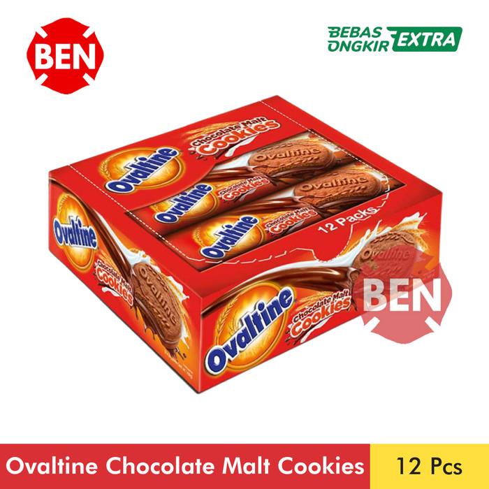 Gambar Ovaltine Chocolate Malt Cookies 1 Pak 12 Pcs Biskuit Coklat Cokelat dari ANDIYULIANTO02 undefined Tokopedia