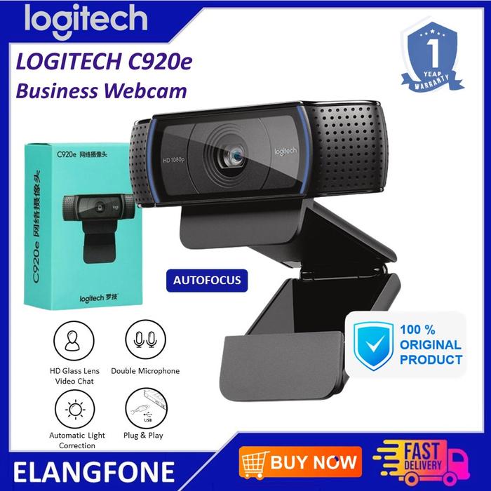 Microsoft Teams Logitech C920 Digital Zoom Jual LOGITECH C920e C