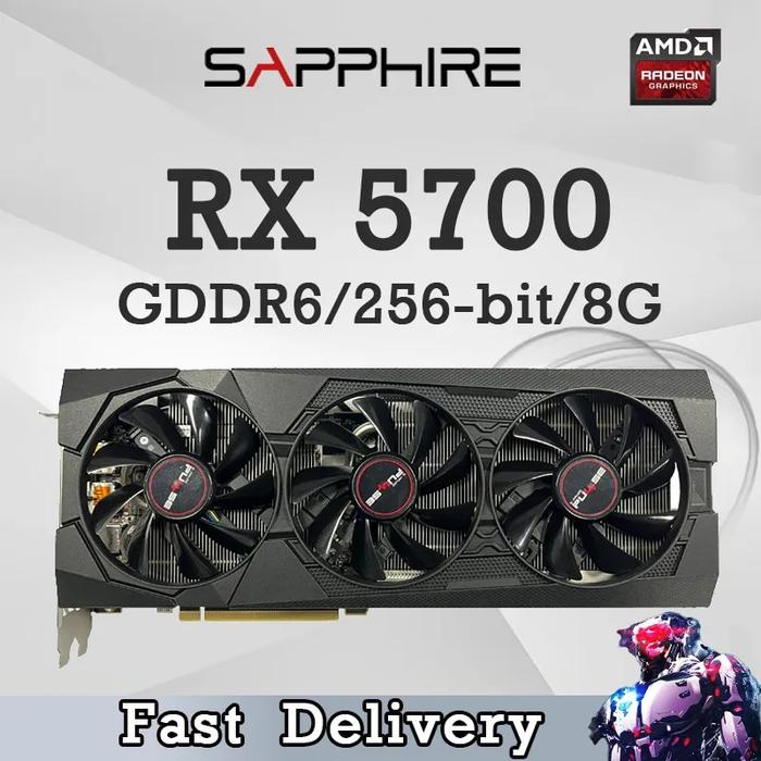 Jual Sapphire RX 5700 8G GDDR6 256bit Graphics card GAMING