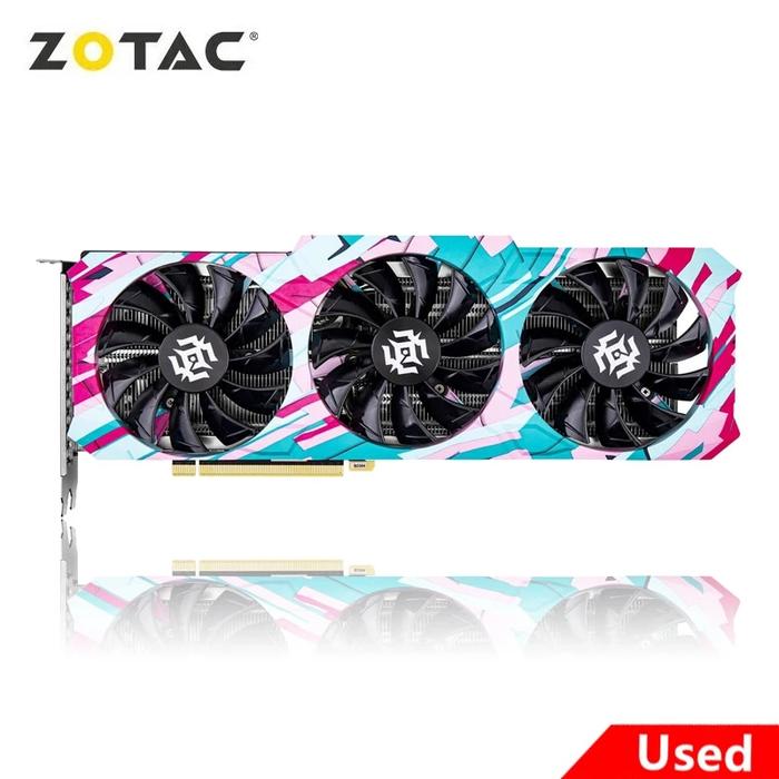Used Zotac Geforce Rtx 3060 Ti 8gd6 X-gaming Gddr6 256bit Video Cards