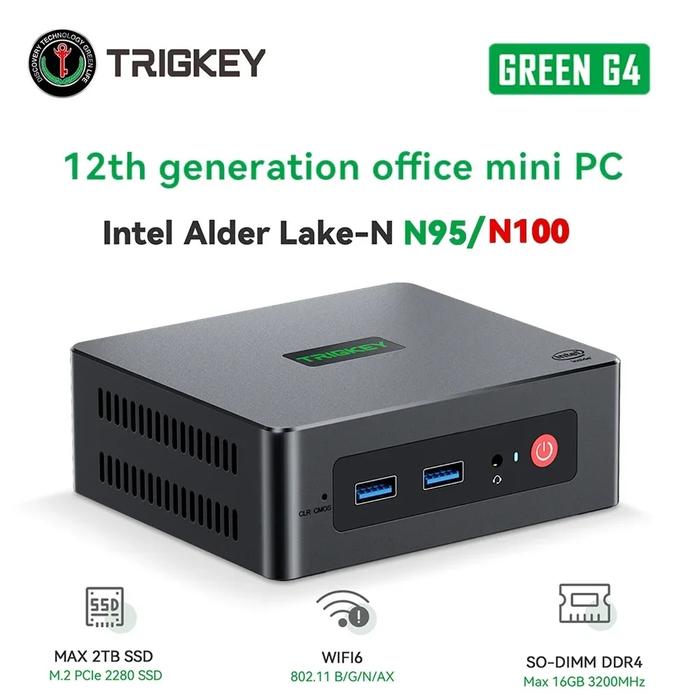 TRIGKEY G4】ミニPC Intel N95 16GB 500GB