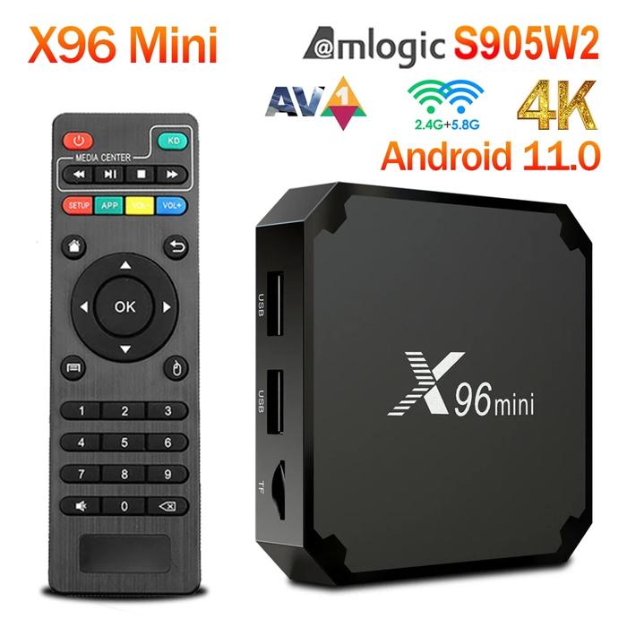 Original X96 Mini Smart Tv Box Android 110 Amlogic S905w2 2gb 16gb