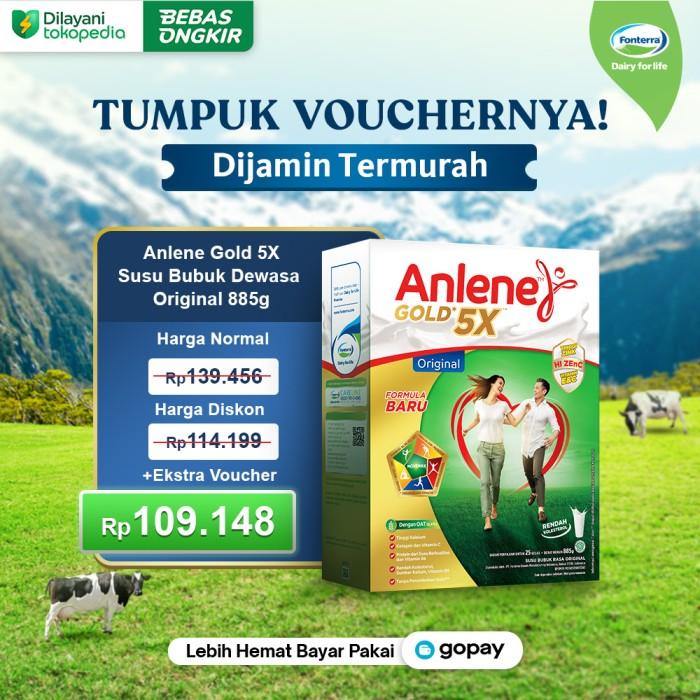 Gambar BAY -284 Anlene Gold 5X Susu Bubuk Vanilla 885g-Tulang, Sendi & Otot dari bayuajimart undefined Tokopedia