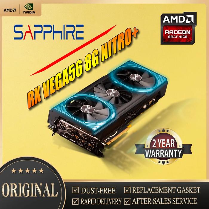 Graphics Card Rx Vega 56 Nitro+ Graphics Card Sapphire Nitro+ Rx - Main Image