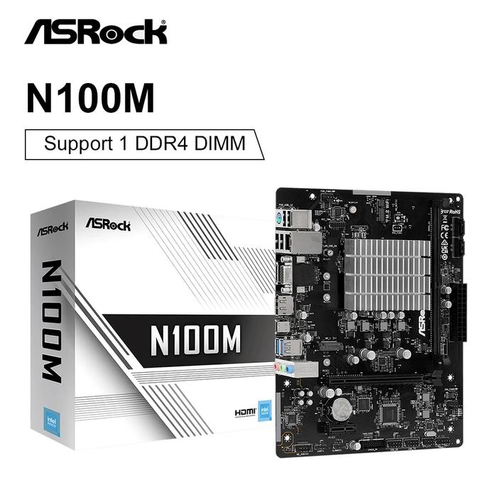 Asrock Ddr4 Motherboard Support Ddr3 Ram Jual ASrock New N100M