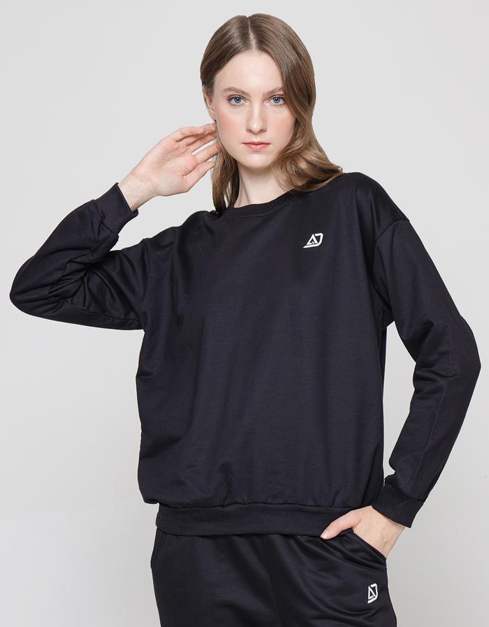 Gambar American Jeans Tencel Basic Sweater Wanita 119348994 - BLACK, S dari Matahari Official undefined Tokopedia