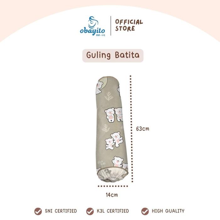 Gambar Obayito Guling Batita Bahan Katun Satin Jepang / Double Layer Terbaik dari Monastore2021 undefined Tokopedia
