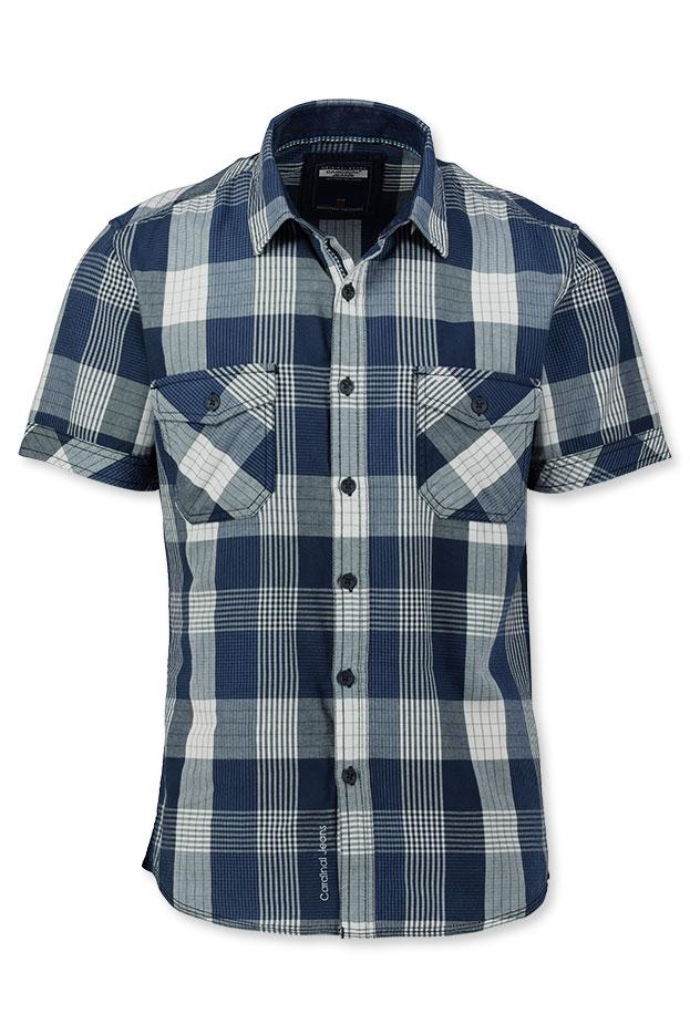 Gambar Cardinal Kemeja Lengan Pendek Slim Fit Pria C1818P02A - M dari Cardinal Brand undefined Tokopedia
