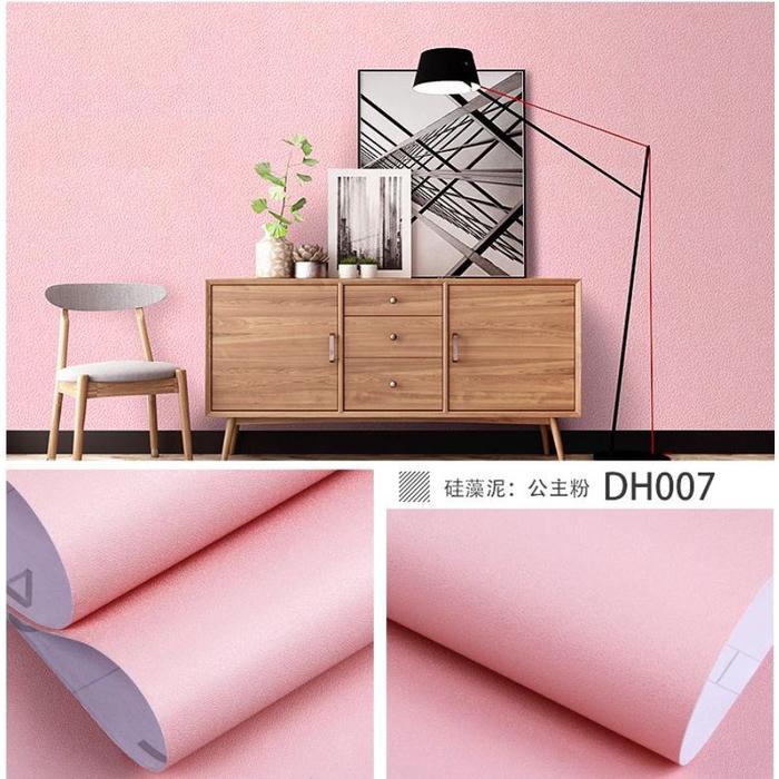 Gambar Wallpaper Dinding Motif Tema Kotak Salur Gelombang Bunga 3D Ungu - PASTEL PINK dari CONNEXT12 undefined Tokopedia