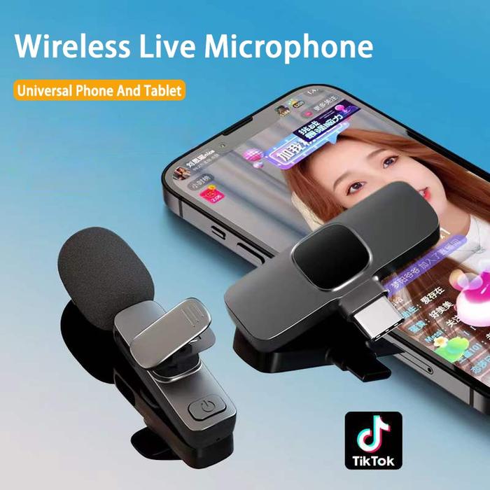 Gambar Wireless microphone lavalier wireless microphone recording equipment dari ipan a onlen undefined Tokopedia