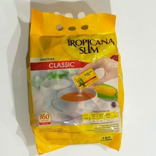 Gambar TROPICANA SLIM CLASSIC 160 SACHET/SWEETENER TERLARIS - CLASSIC 160S dari toko gerryy undefined Tokopedia