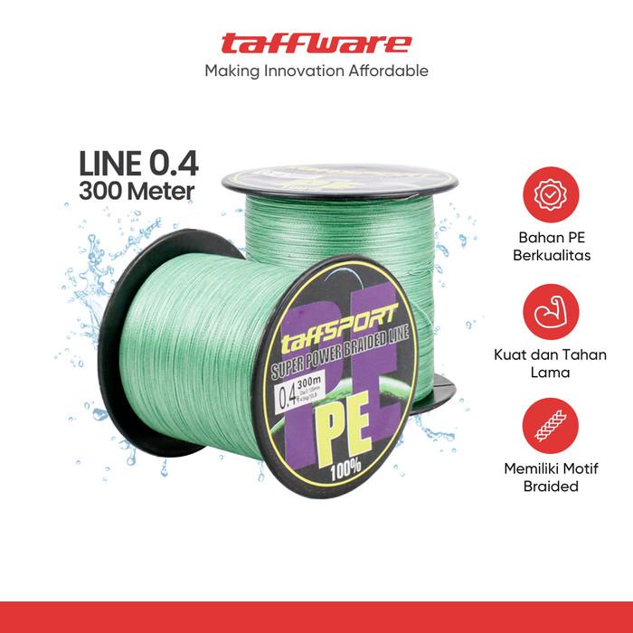 Gambar TaffSPORT Senar Tali Benang Pancing PE Braided 300 Meter - TF102 - 0.4 dari Taffware Official Store undefined Tokopedia