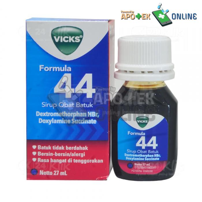 Gambar VICKS FORMULA 44 1 BOTOL 27ML dari Apotek Ahli Farma Jaten undefined Tokopedia